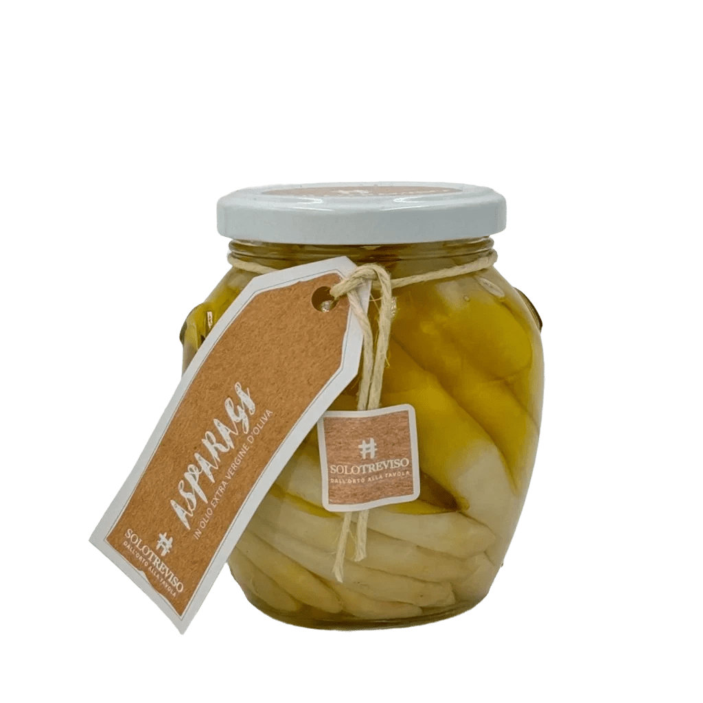 Asparagi bianchi in olio extra vergine di oliva - SoloTreviso - vaigustando