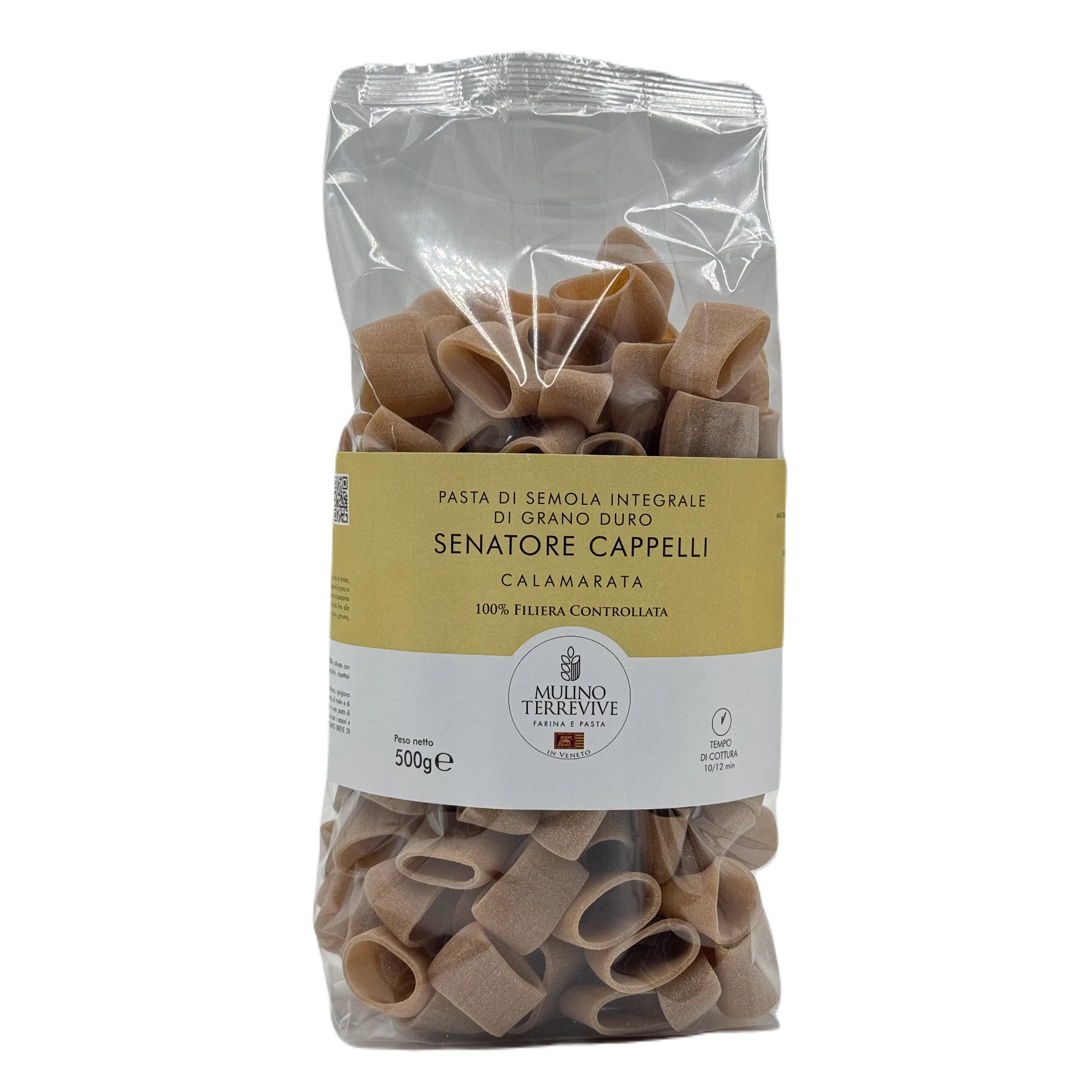 Specialità Integrale Senatore Cappelli Calamarata 500g - Mulino Terrevive - vaigustando