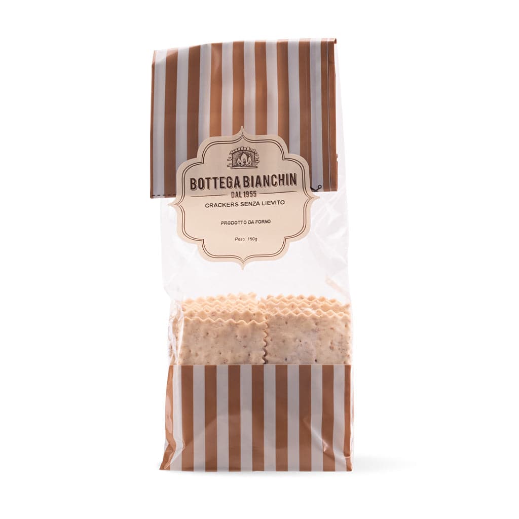 Crackers senza lievito all'Olio Extra Vergine di Oliva 150g - Bottega Bianchin - vaigustando