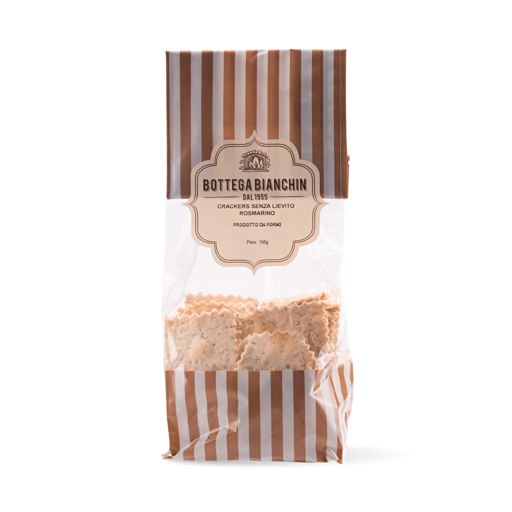 Crackers senza lievito con Rosmarino 150g - Bottega Bianchin - vaigustando