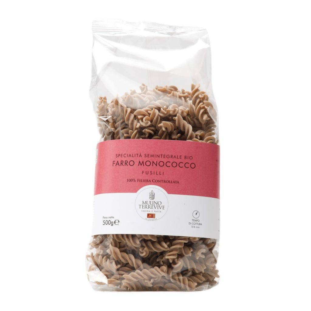 Specialità Semintegrale Farro Monococco Fusilli 500g - Mulino Terrevive - vaigustando