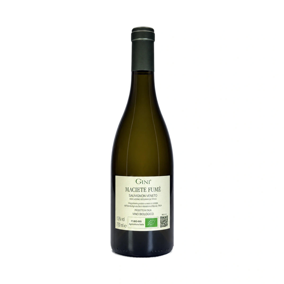 Maciete Fumè Sauvignon (retro etichetta)-Gini-Vaigustando
