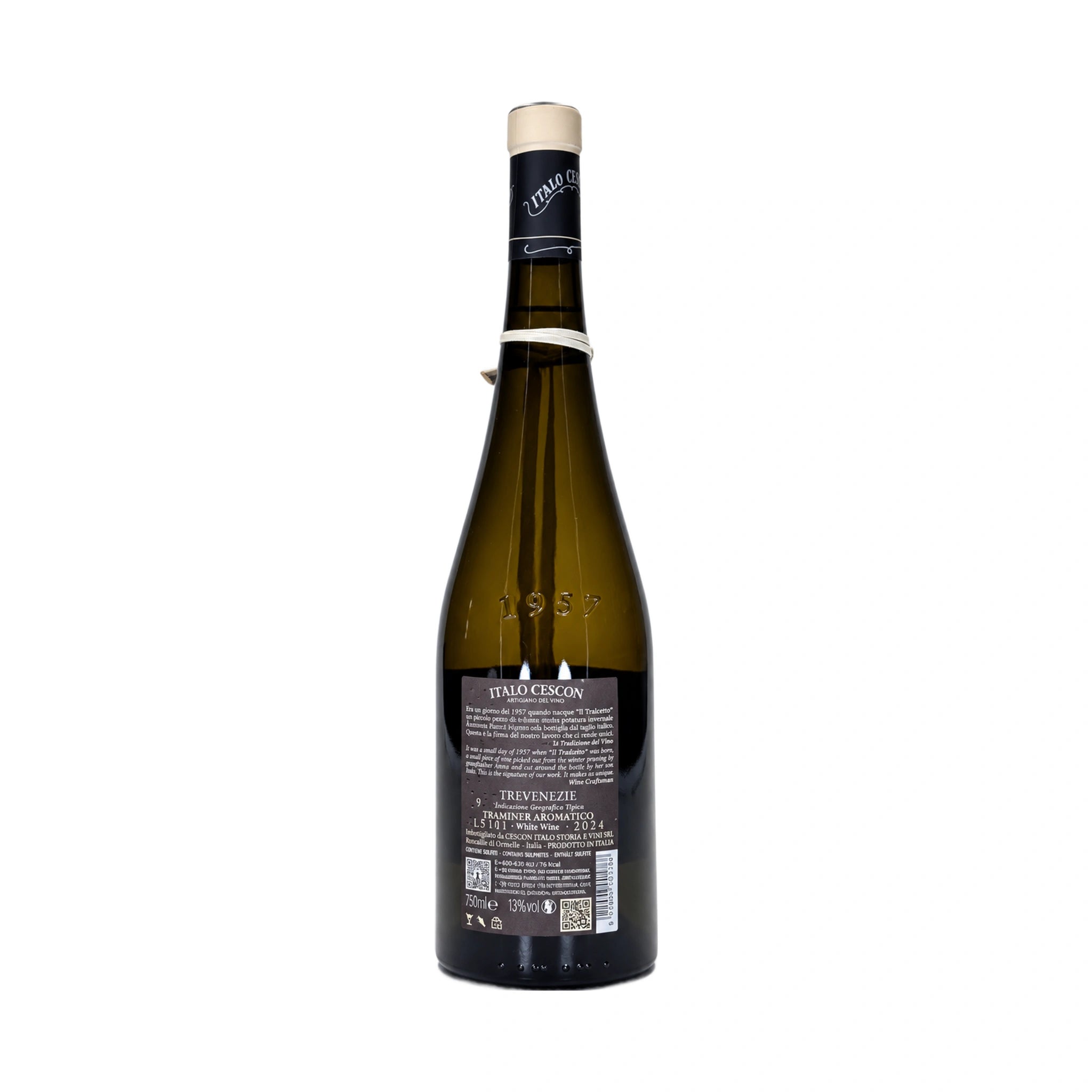 Traminer Aromatico 2024 (retro etichetta)-Italo Cescon-Vaigustando
