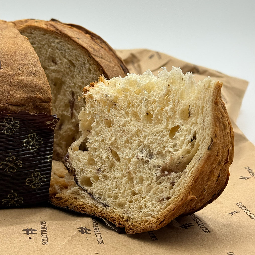 Panettone al radicchio rosso  -  SoloTreviso - vaigustando