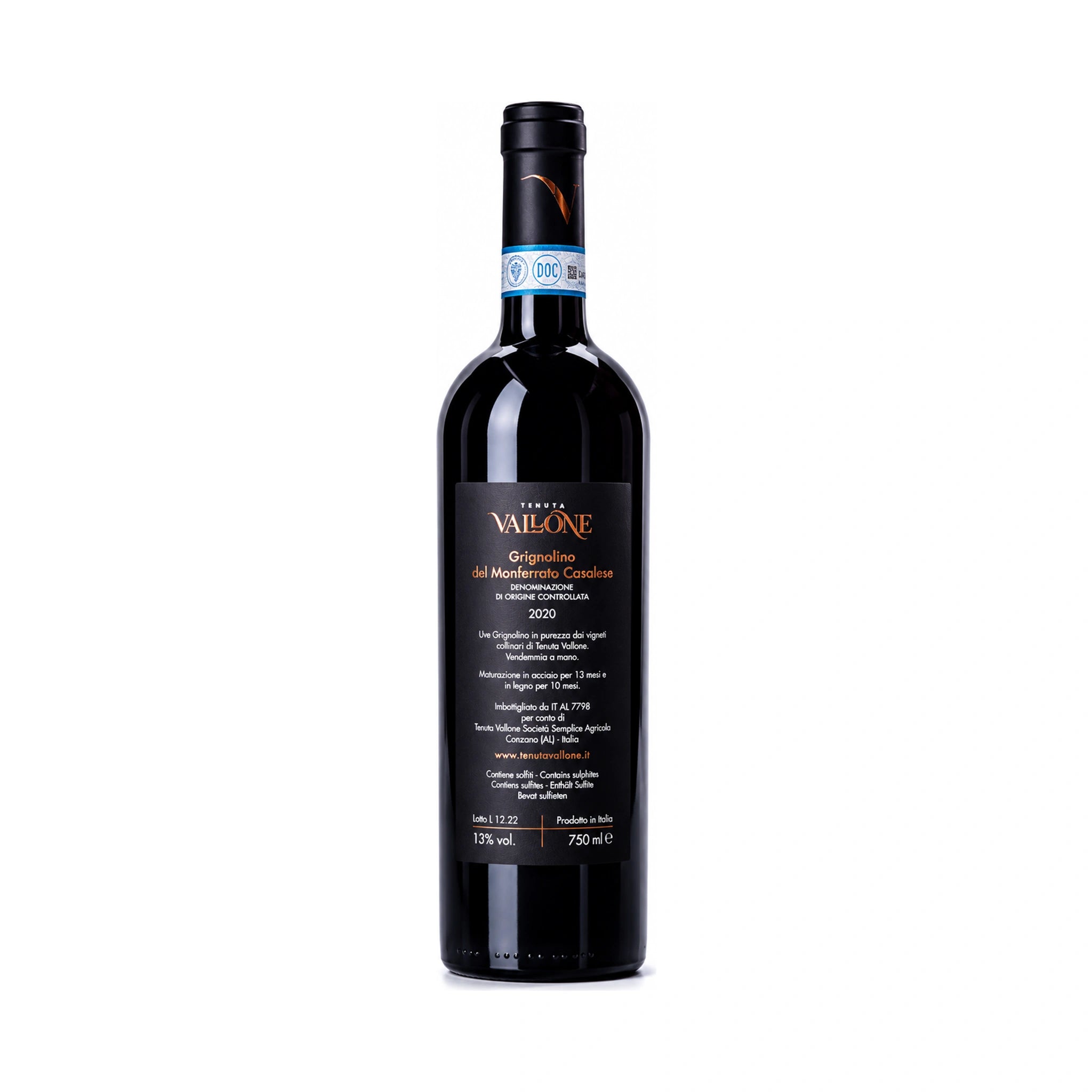 Grignolino del Monferrato Casalese DOC - Selezione  -  Tenuta Vallone - vaigustando
