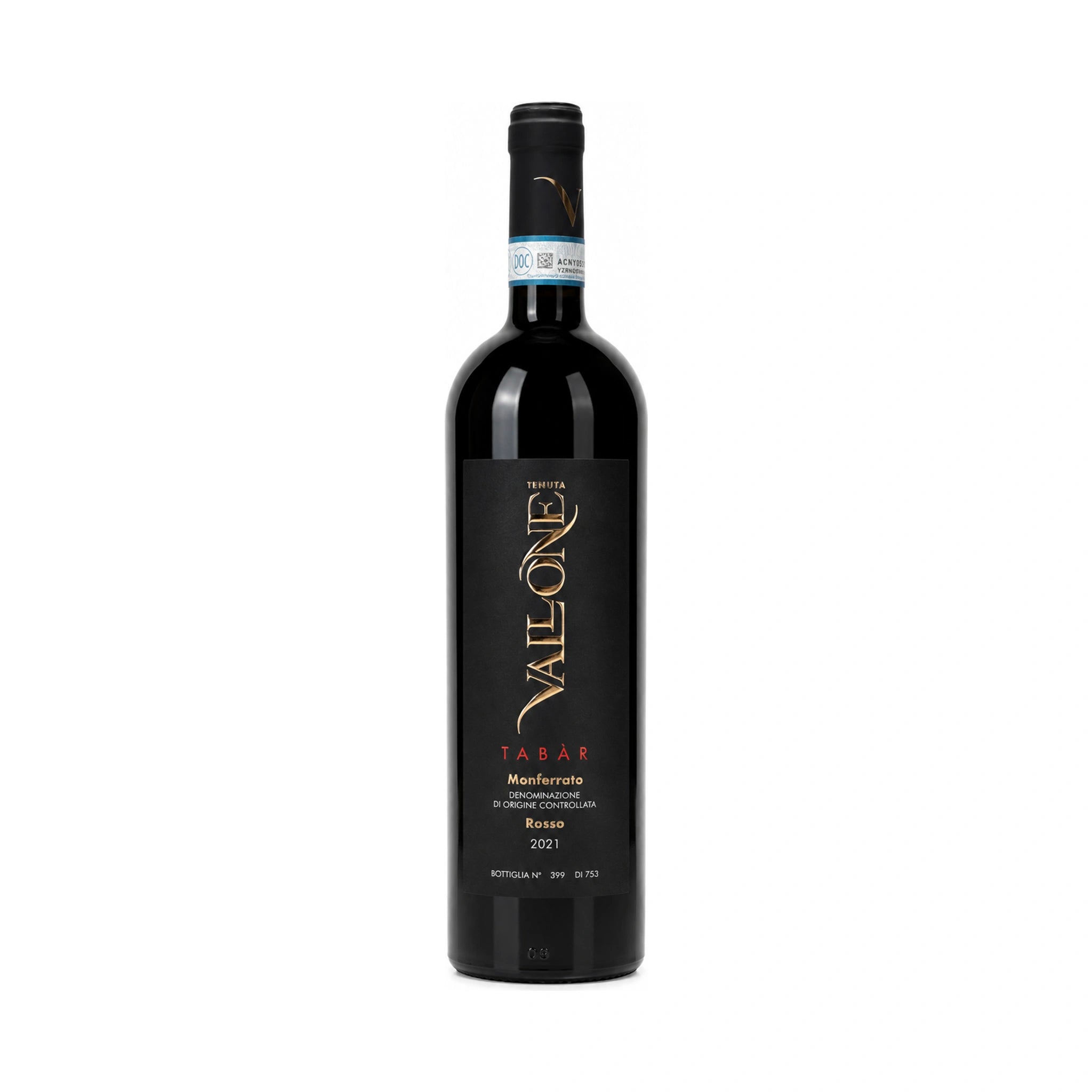 Monferrato DOC Rosso Tabàr - Origine  -  Tenuta Vallone - vaigustando