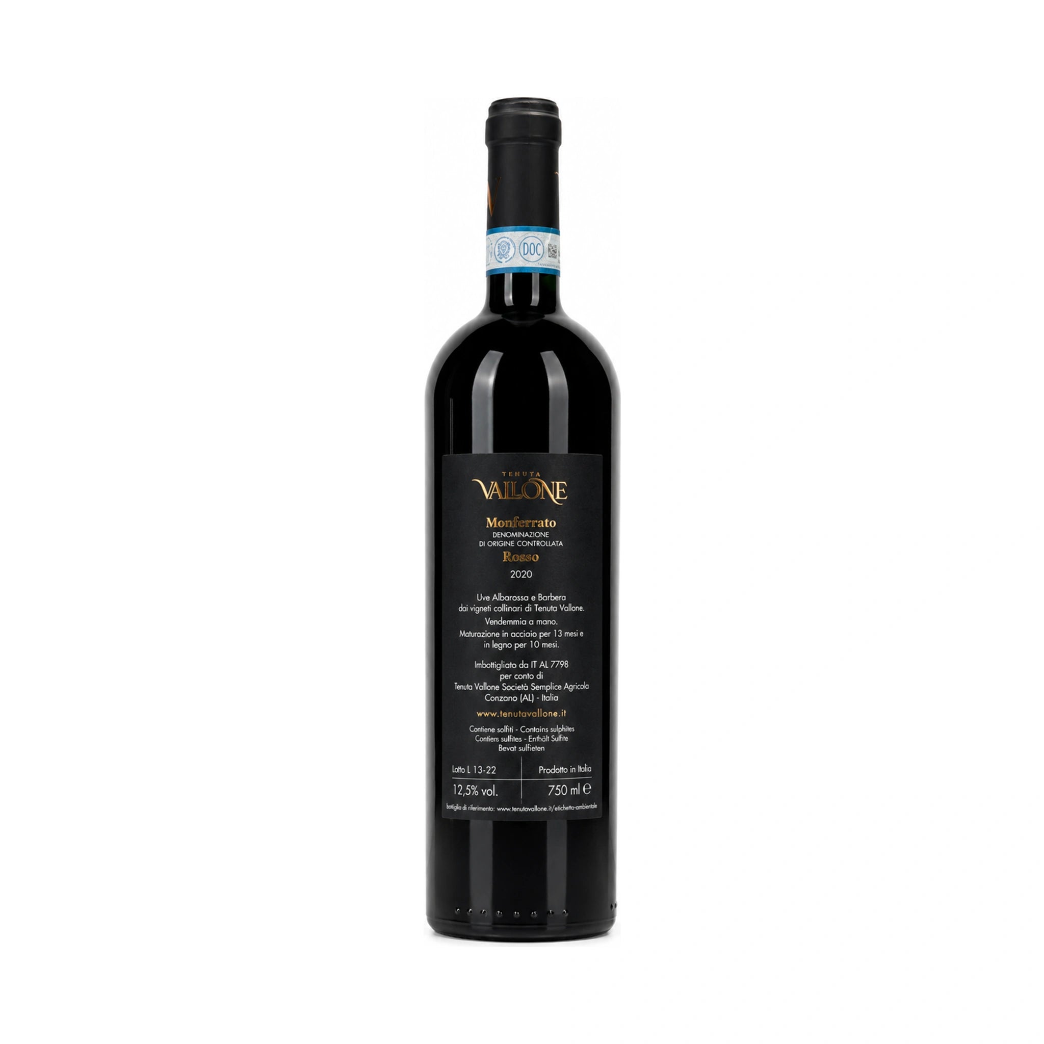 Monferrato DOC Rosso Tabàr - Selezione  -  Tenuta Vallone - vaigustando