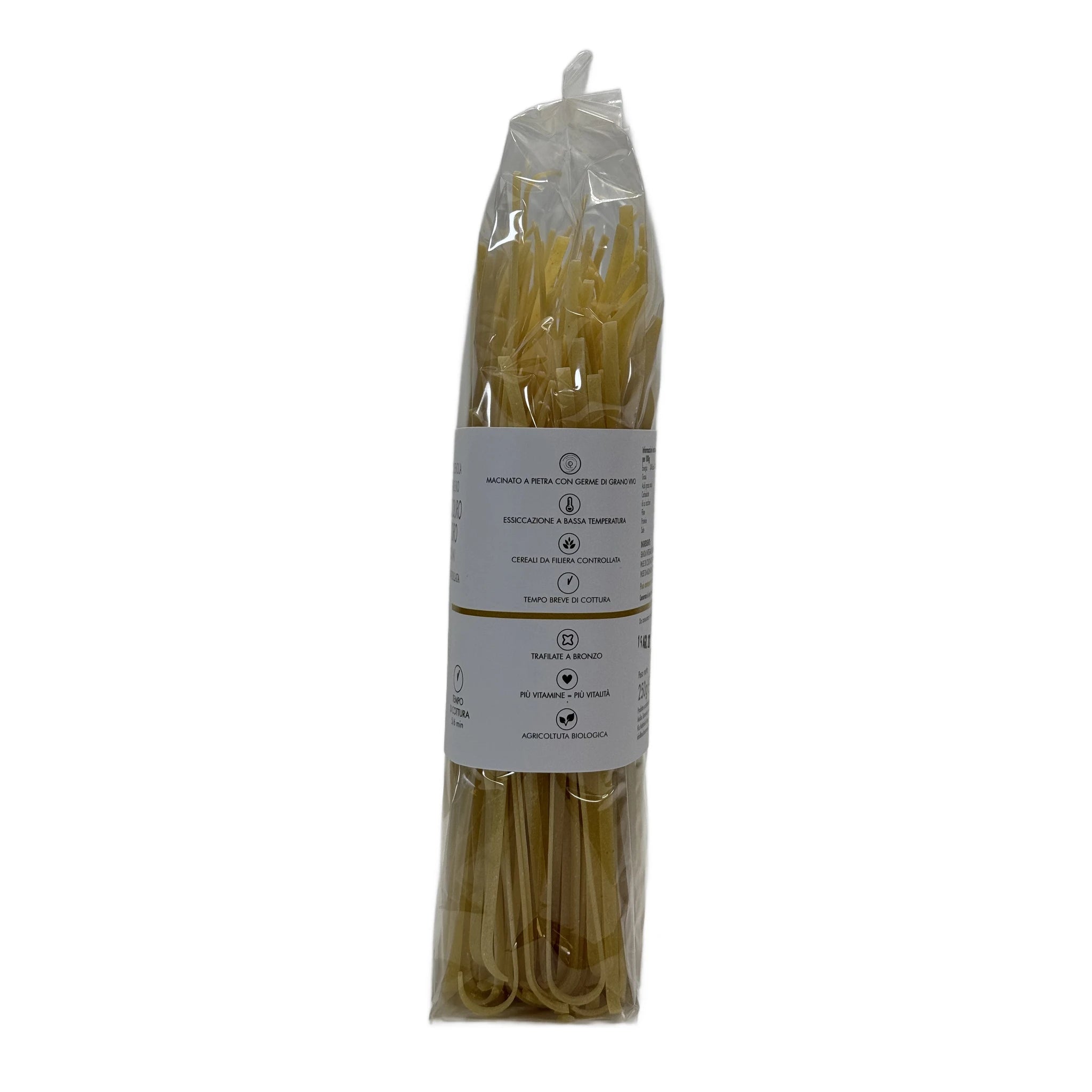 Pasta Integrale Grano Duro Linea Oro  Tagliolini 250g - BIO  -  Mulino Terrevive - vaigustando